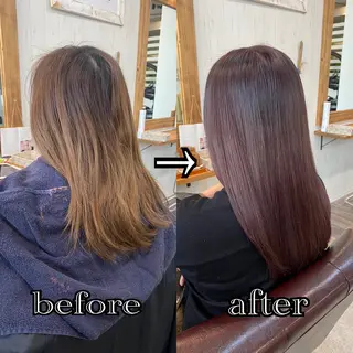 ミディアム カラー [店長]加地 峻のヘアスタイル