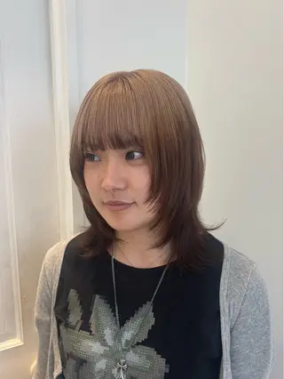 ミディアム カラー レイヤー sala 推しカラー職人🎀のヘアスタイル