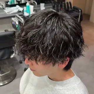パーマ メンズ ♨️毛流れ特化♨️ メンズパーマ/はやとのヘアスタイル