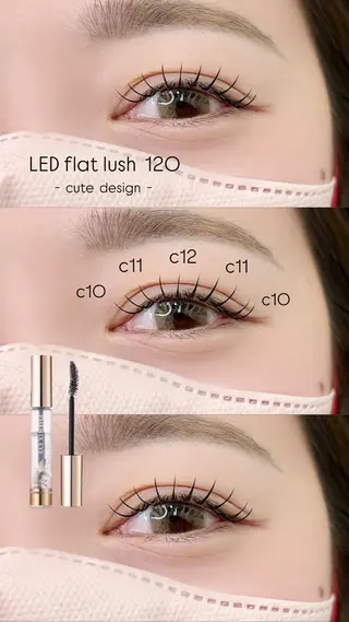 マツエク・マツパ mila ⏾ conのマツエク・マツパデザイン