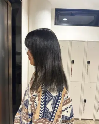 カラー 透明感カラー/顔周り レイヤー/髪質改善のヘアスタイル