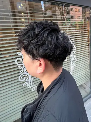 パーマ メンズ ヤシロケンタ メンズ特化のヘアスタイル