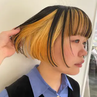 ショート カラー 【吉祥寺】ショート/ レイヤーボブ/ryoのヘアスタイル