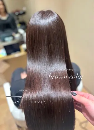ミディアム 中島愛佳🐥⸒⸒ 縮毛矯正/艶髪カラーのヘアスタイル