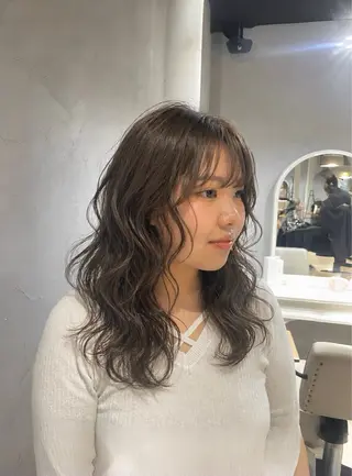 セミロング 𝐚𝐨𝐢/パーマ /ショート/メンズのヘアスタイル