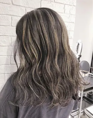 ミディアム カラー ノンダメージ髪質改善 カラー💎/KURAのヘアスタイル