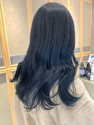 セミロング ラベンダー/レイヤー スタイル🤎mamiのヘアスタイル