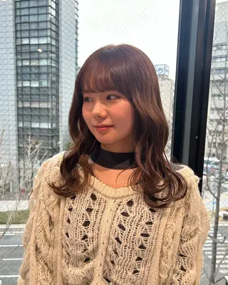 セミロング 寺川留以 /カットモデル募集中のヘアスタイル