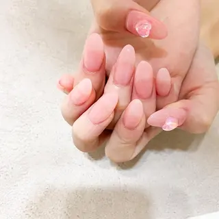 ネイル ゴテゴテ💙ワンホン リオナのネイルデザイン