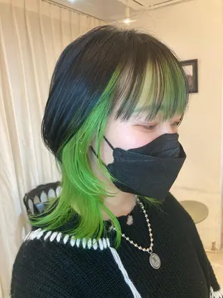 カラー 網谷 萌夏のヘアスタイル
