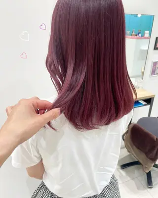 ミディアム カラー 新宿駅近♡個室 ♡関口三都季🌜のヘアスタイル