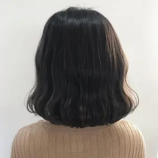 ミディアム 愛されヘア/ 暖色カラー/まいこのヘアスタイル