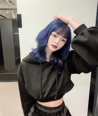 ミディアム カラー 韓国ヘア 店長NEGIのヘアスタイル