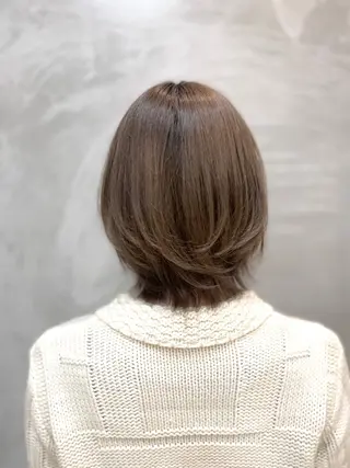 ミディアム カラー 髪質改善専門 YOSHIのヘアスタイル