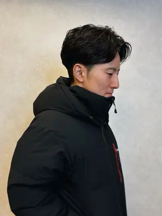 ショート パーマ メンズ smilehair蕨店所属・KAISHU 【メンズ専門】のヘアスタイル