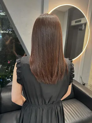 ミディアム カラー gisel エリナのヘアスタイル