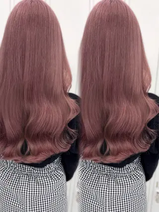 ロング カラー 盛れる顔周り🤍渋谷 Risa🎀のヘアスタイル