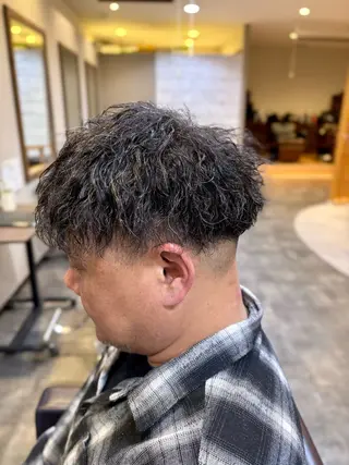 ショート パーマ 加藤 大貴のヘアスタイル