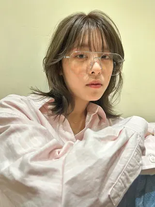 ミディアム RAMIPASS ladies&gentlemen所属・透明感カラー/ミヤタ ヒビキのヘアスタイル