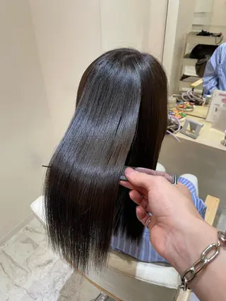 セミロング IA shibuya /山下開世/髪質改善のヘアスタイル