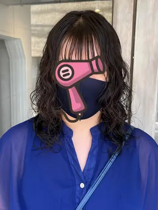 ミディアム カラー パーマ 徳田 ももかのマツエク・マツパデザイン