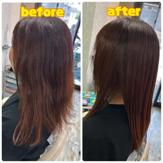 ロング 三原 友美のヘアスタイル