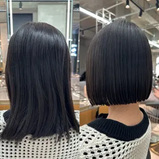 ミディアム ✨髪質改善特化✨副 店長椎葉信乃介のヘアスタイル
