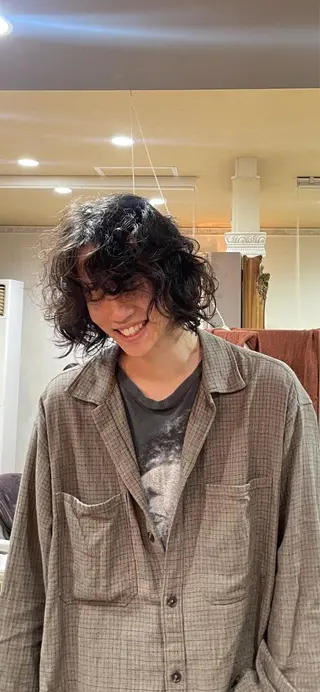 ミディアム パーマ ら んのヘアスタイル