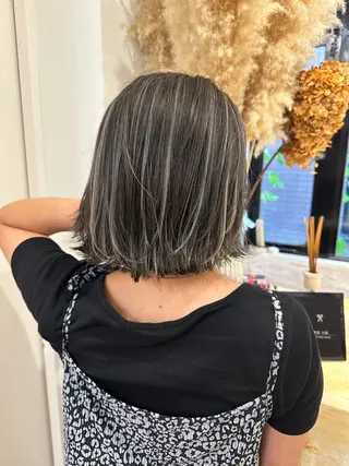 ミディアム ショートカット/ レイヤー/ダイスケのヘアスタイル