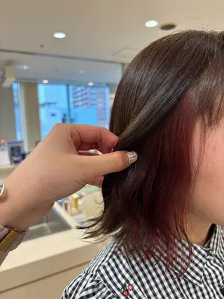 カラー 🎀暖色カラー/透明 感カラー/ひな🎀のヘアスタイル