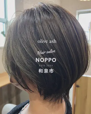 ショート カラー NOPPO 和泉市 美容室／奥村　飛鳥のヘアスタイル