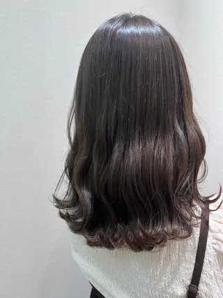 ミディアム カラー 暗髪/艶髪/Ono .のヘアスタイル