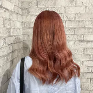 ミディアム カラー パーマ ヘアアレンジ メンズ キッズ ネイル マツエク・マツパ アイブロウ 似合わせカラー♡髪質 改善🎀サトカ🍒のヘアスタイル