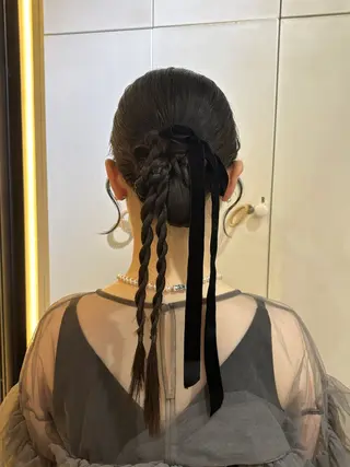 ヘアアレンジ 梅田/透明感カラー 🤍narumiのヘアスタイル