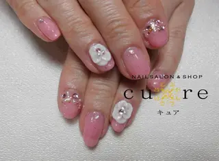 ショート ネイル ネイルサロン Cureのネイルデザイン