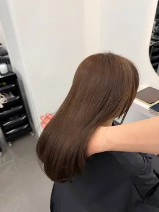 ロング カラー パーマ レイヤー/グレージュ 渋谷表参道/小森波琉のヘアスタイル