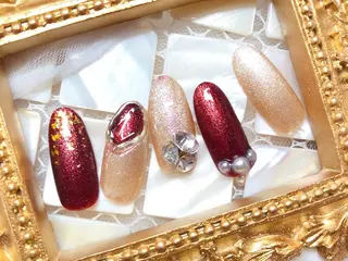 ネイル マジック ミラーのネイルデザイン