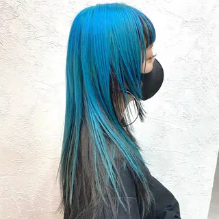 ミディアム カラー 中田 敏明のヘアスタイル