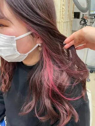 ロング Hair&Cafe Matty’sのヘアスタイル