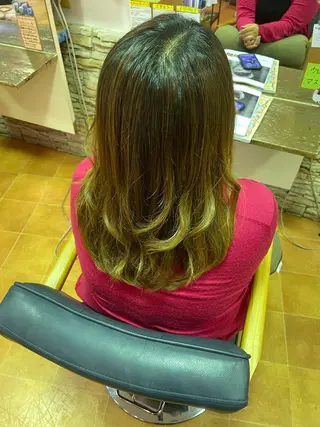 ロング パーマ 山口 彩海のヘアスタイル