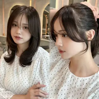 韓国ヘア/美髪矯正/ Haruna🦋のヘアスタイル