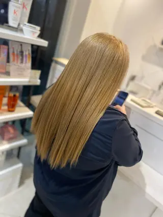 ロング 饒平名 知也のヘアスタイル