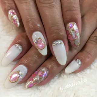 ネイル パラジェル有/ 長さだし/mahoのネイルデザイン