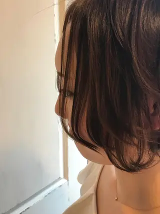 ショート カラー 【体験】韓国 メイク&ヘア天神のヘアスタイル