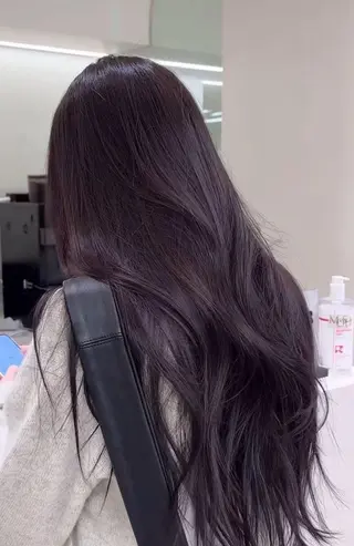 カラー うる艶カラー/ 韓国ヘア/瑛莉菜のヘアスタイル