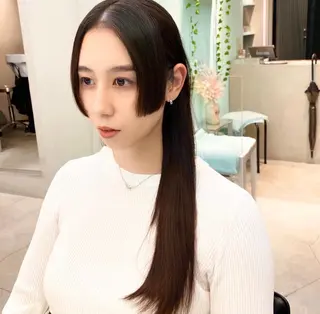 ロング パーマ 艶髪と透明感を ‼️/若林のヘアスタイル