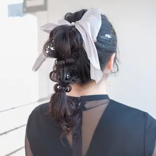 ヘアアレンジ ツイスパ/波巻き対応 メンズ特化　石川愛理のヘアスタイル