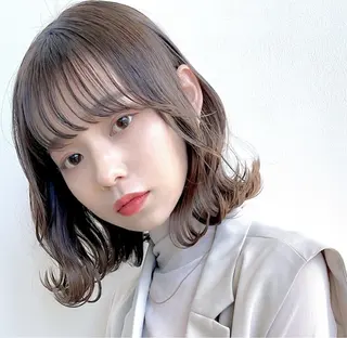ミディアム カラー 🧴カワバタ🧴 /暖色/髪質改善のヘアスタイル