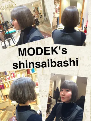 ショート カラー ハイトーン×髪質改善 KENTAのヘアスタイル