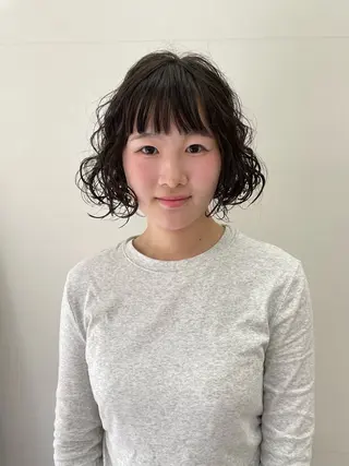 ミディアム カラー パーマ ヘアアレンジ メンズ tatsumi/ボブ ウルフ/レイヤーのヘアスタイル